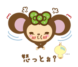 Molly the Kobe Monkey Girl sticker #5096552