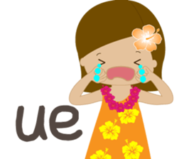 I LOVE HAWAII sticker #5096583