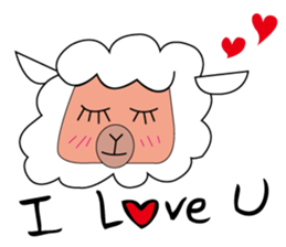 The alpaca sticker #5096606