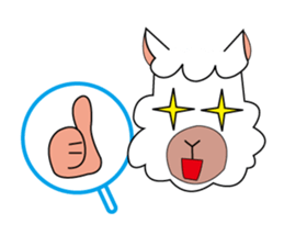 The alpaca sticker #5096628