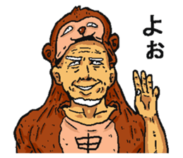 Happy new year old man. sticker #5097281