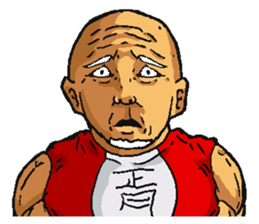 Happy new year old man. sticker #5097317