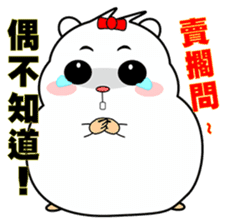 Cute funny hamster (Practical Tips 2) sticker #5097645