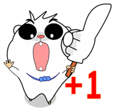 Cute funny hamster (Practical Tips 2) sticker #5097664