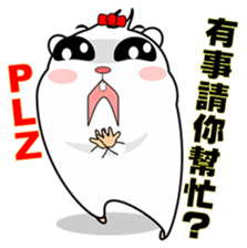 Cute funny hamster (Practical Tips 2) sticker #5097668