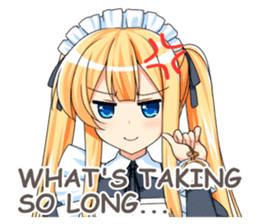 Maid Girlfriend sticker #5098176