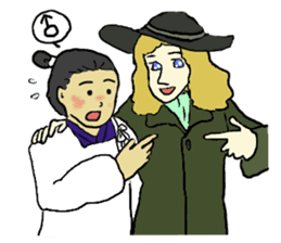 Let's go Oume-chan 2 sticker #5098724