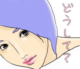 Pastel girl's sticker #5099118