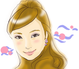 Pastel girl's sticker #5099144