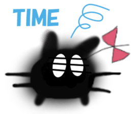 KIA'S BLACK CAT -POO- sticker #5099556