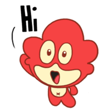 Cute orangutan - Uwa sticker #5099558