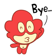 Cute orangutan - Uwa sticker #5099559