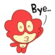 Cute orangutan - Uwa sticker #5099559