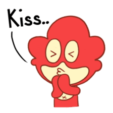 Cute orangutan - Uwa sticker #5099563