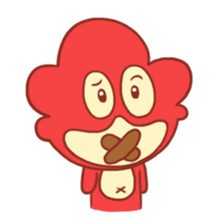 Cute orangutan - Uwa sticker #5099577