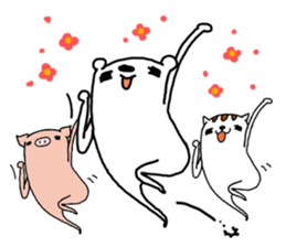 Flower Bear non-standard (love to chat) sticker #5099894