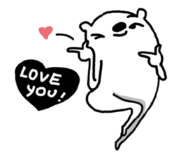 Flower Bear non-standard (love to chat) sticker #5099917