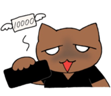 Mr. CHARA cat sticker #5100348