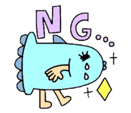 Useful animal stickers with English sticker #5100717