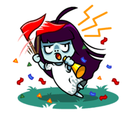 Oooh Oooh Ghost Girl! sticker #5100814