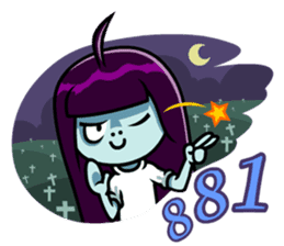 Oooh Oooh Ghost Girl! sticker #5100826