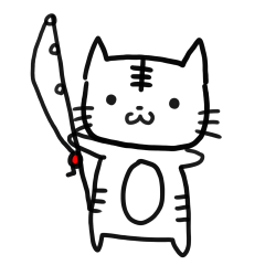 The fishing cat mittsu in fishing