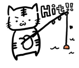 The fishing cat mittsu in fishing sticker #5100922