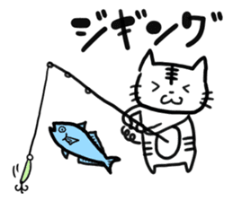The fishing cat mittsu in fishing sticker #5100953