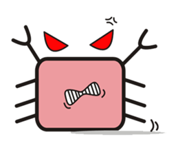 crab's name is YUJI KUBOTA. sticker #5100999