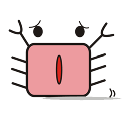 crab's name is YUJI KUBOTA. sticker #5101000
