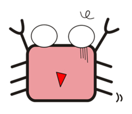 crab's name is YUJI KUBOTA. sticker #5101003