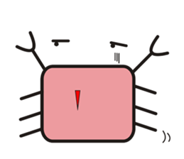 crab's name is YUJI KUBOTA. sticker #5101007