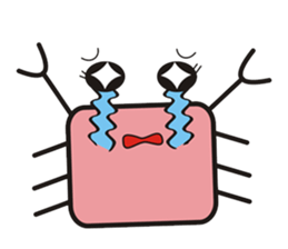 crab's name is YUJI KUBOTA. sticker #5101016