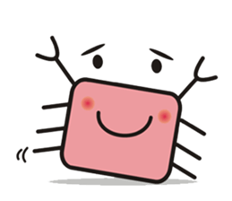 crab's name is YUJI KUBOTA. sticker #5101019