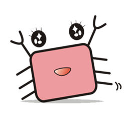 crab's name is YUJI KUBOTA. sticker #5101020