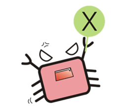 crab's name is YUJI KUBOTA. sticker #5101027