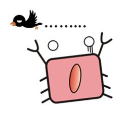 crab's name is YUJI KUBOTA. sticker #5101031