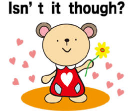 a cute cute bear. sticker #5101534