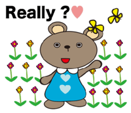 a cute cute bear. sticker #5101544