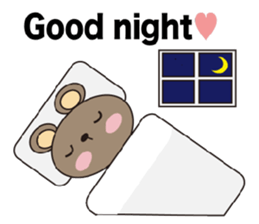 a cute cute bear. sticker #5101554