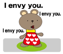 a cute cute bear. sticker #5101556