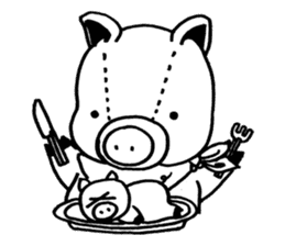 Piggy 2 (usual life, Chinese version) sticker #5101694