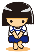 Japanese Gym Uniform Girl sticker #5101891