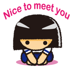 Japanese Gym Uniform Girl sticker #5101897