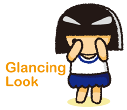 Japanese Gym Uniform Girl sticker #5101905