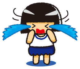 Japanese Gym Uniform Girl sticker #5101909