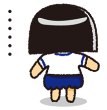 Japanese Gym Uniform Girl sticker #5101911