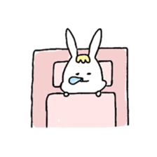 Fashionable rabbit sticker #5102398