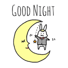 Fashionable rabbit sticker #5102412