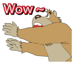 Mr.Bear & Funny Friends sticker #5102569